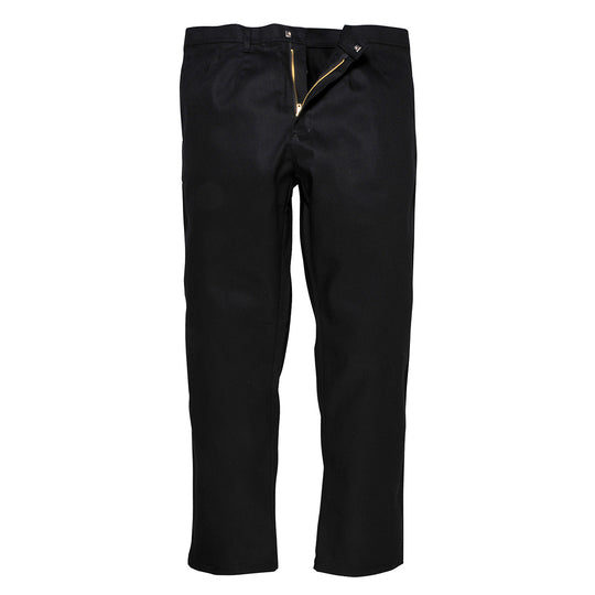 Portwest BZ30 Bizweld Trousers in black, back view