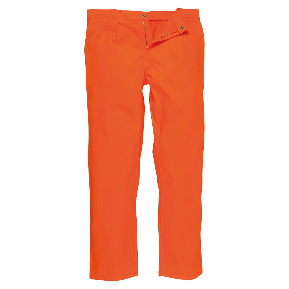 Portwest BZ30 Bizweld Trousers in orange, front view