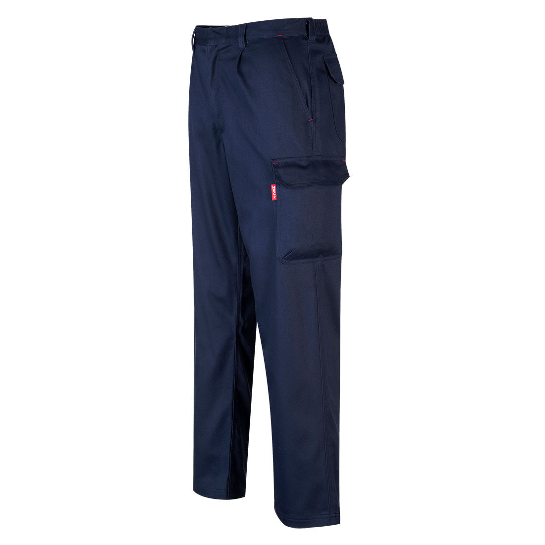 Portwest BZ31 Bizweld FR Cargo Trousers in navy, front view