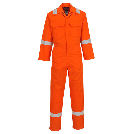 Vibrant orange patterned fabric, suitable for contemporary apparel.