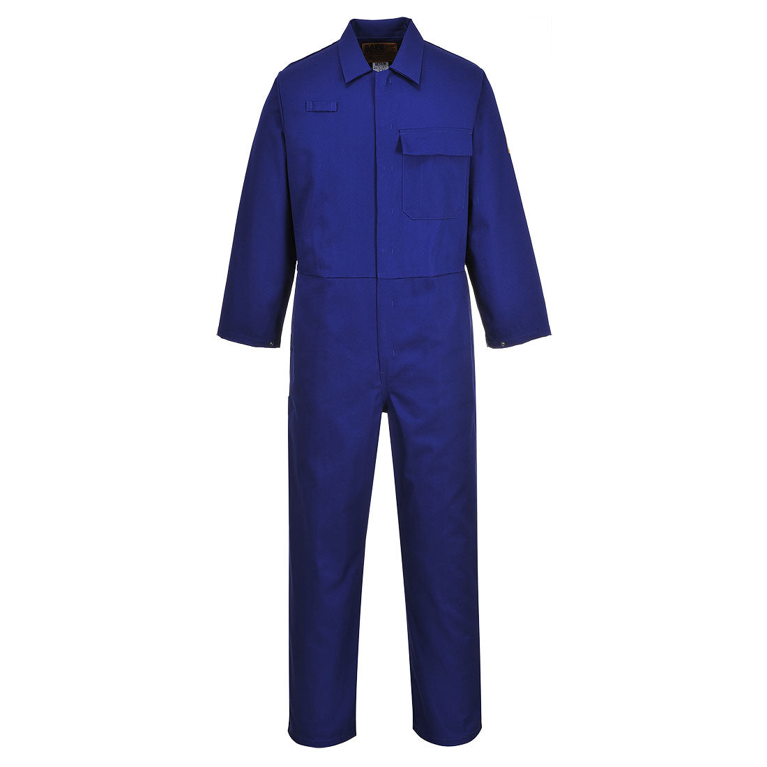 Portwest chef jacket in red with clean finish