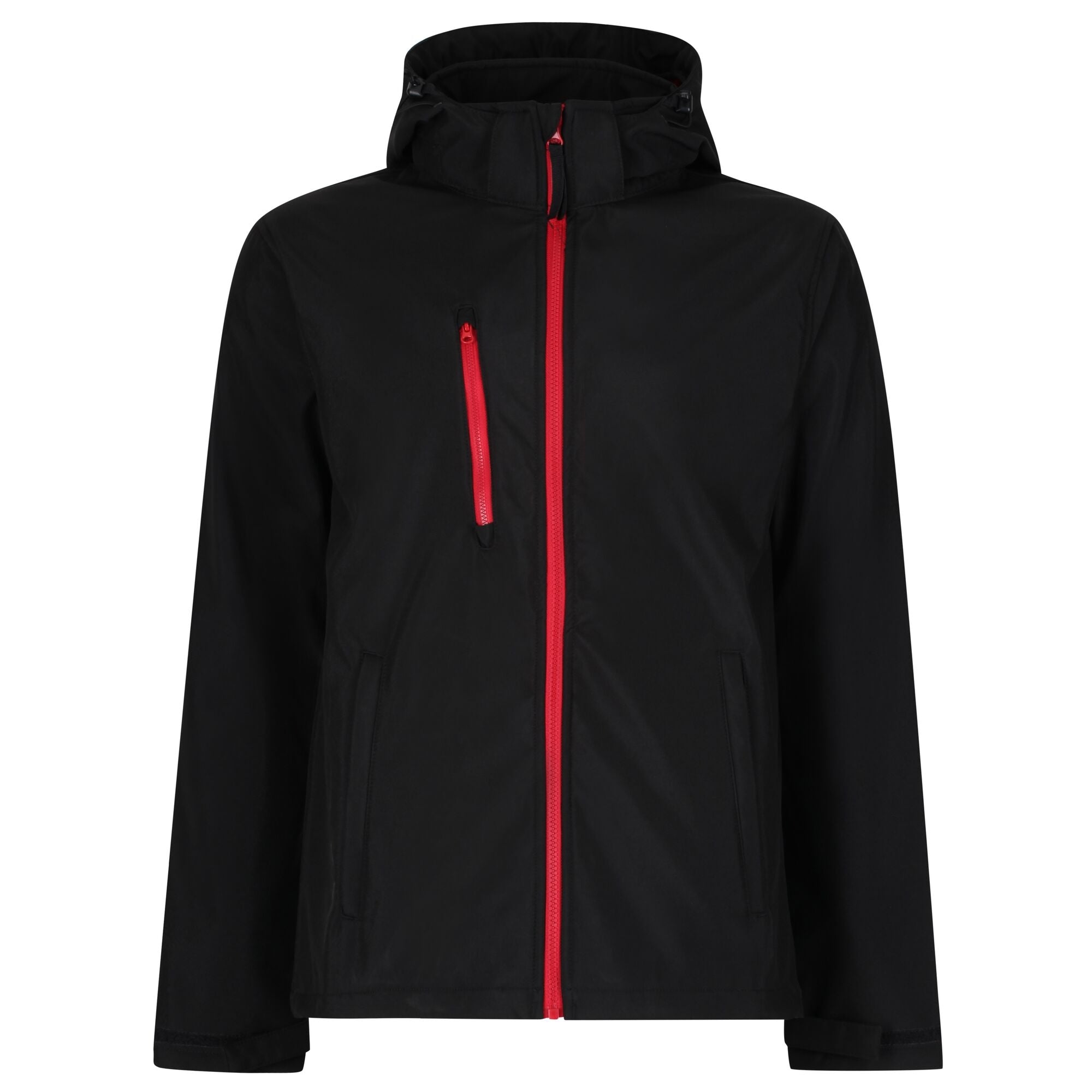 Regatta Venturer 3 Layer Softshell Jacket - Black/Class Red