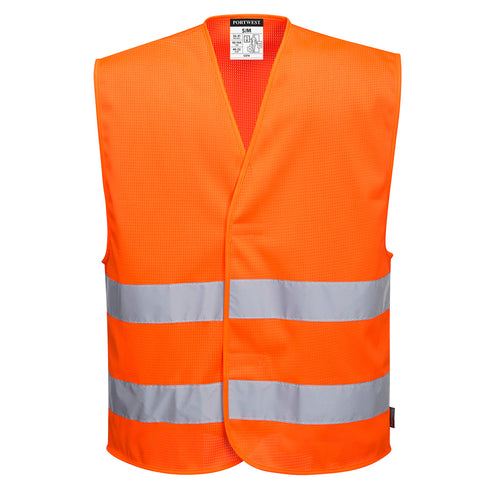 Portwest Hi-Vis Mesh Two Band Vest