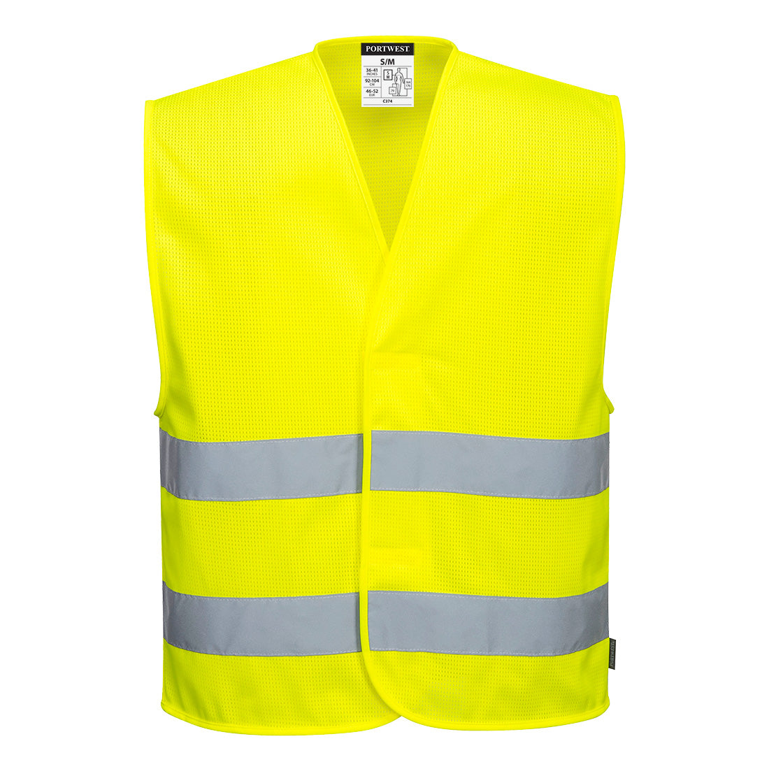 Portwest Hi-Vis Mesh Two Band Vest