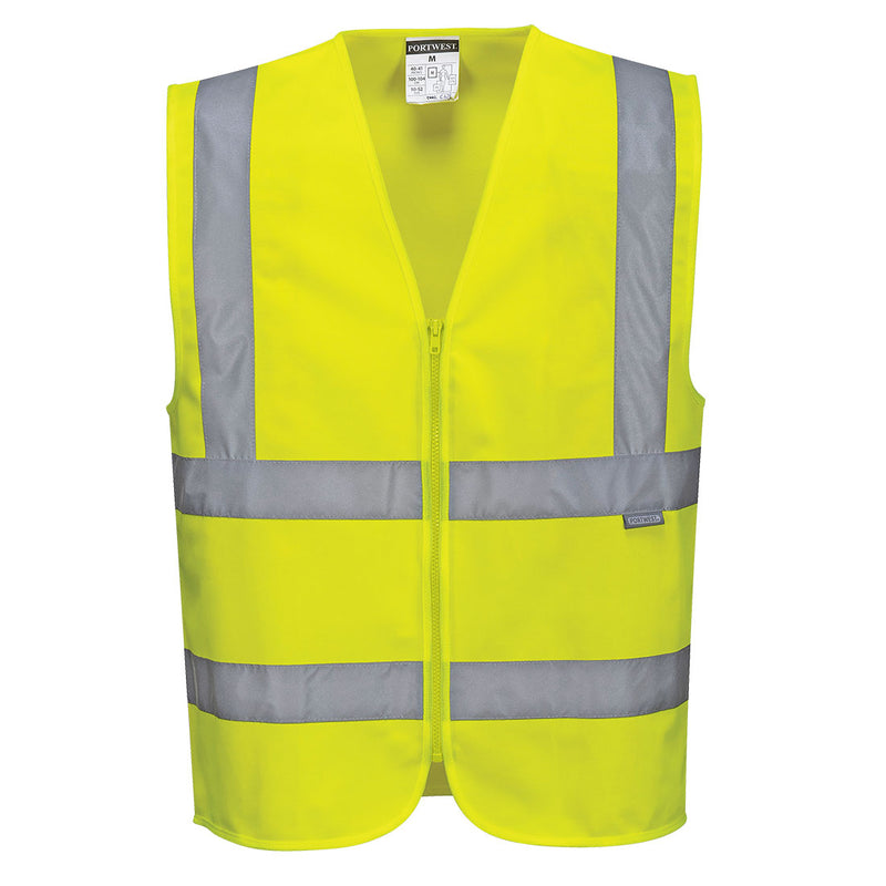 Bright yellow textured fabric, versatile for various clothing styles.