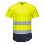 Portwest Hi-Vis Contrast Mesh Insert T-Shirt Short Sleeved - thumbnail 2