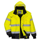 Portwest Hi-Vis 3-in-1 Contrast Bomber Jacket