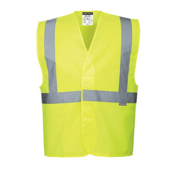 Bright yellow ribbed knit fabric, perfect for cozy and stylish garments.