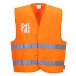 Portwest Hi-Vis Two Band Dual ID Holder Vest - thumbnail 1