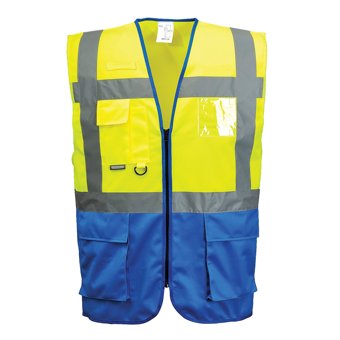 Portwest Warsaw Hi-Vis Contrast Executive Vest