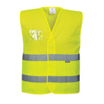 Portwest Hi-Vis Half Mesh Two Band Vest - thumbnail 2