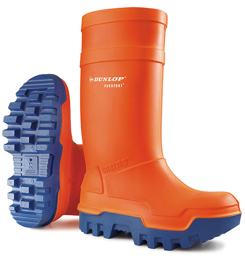 Dunlop Purofort Thermo Full Safety Wellington 662343 Orange