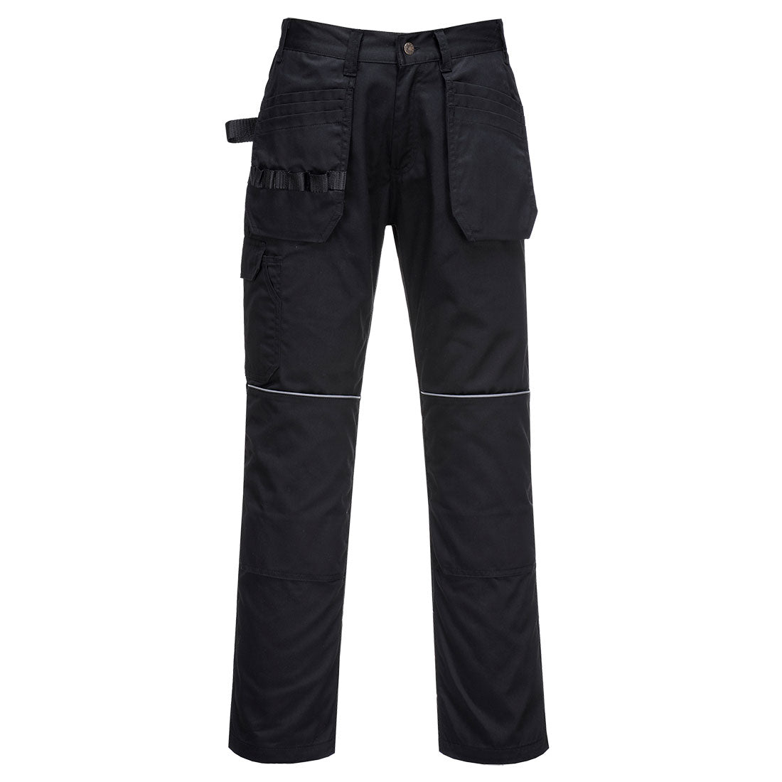 Portwest C720 Tradesman Holster Trousers in black.