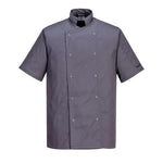 Portwest Cumbria Chefs Jacket Short Sleeved - thumbnail 2