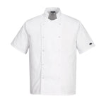 Portwest Cumbria Chefs Jacket Short Sleeved - thumbnail 3