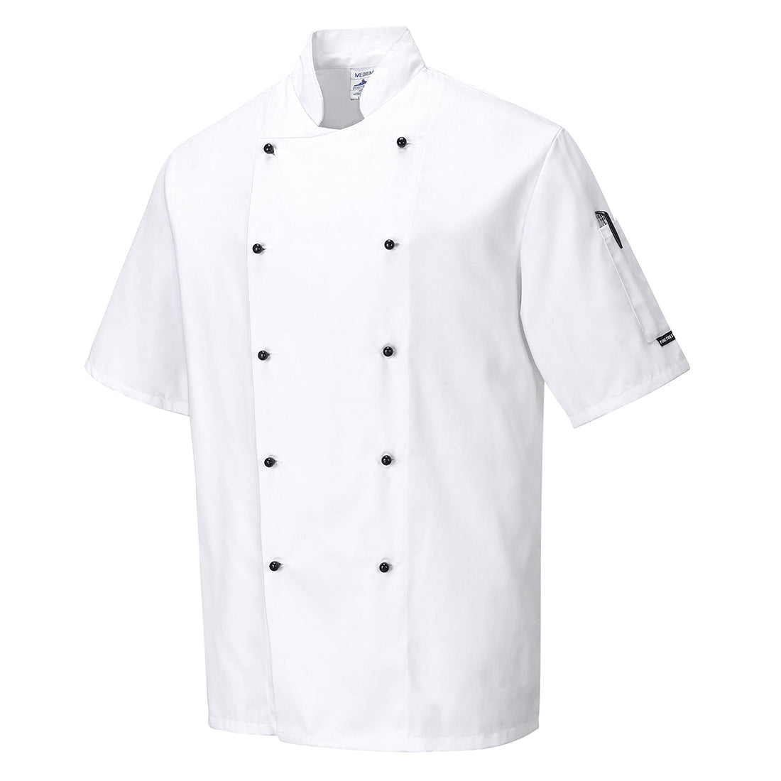 Portwest Kent Chefs Jacket Short Sleeved