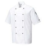 Portwest Kent Chefs Jacket Short Sleeved - thumbnail 2