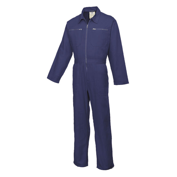 Portwest cotton boilersuit C811 in navy.
