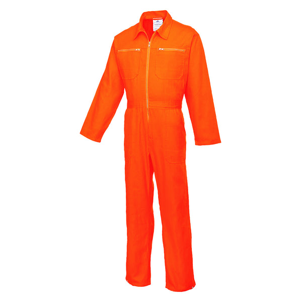Portwest cotton boilersuit C811 in orange.