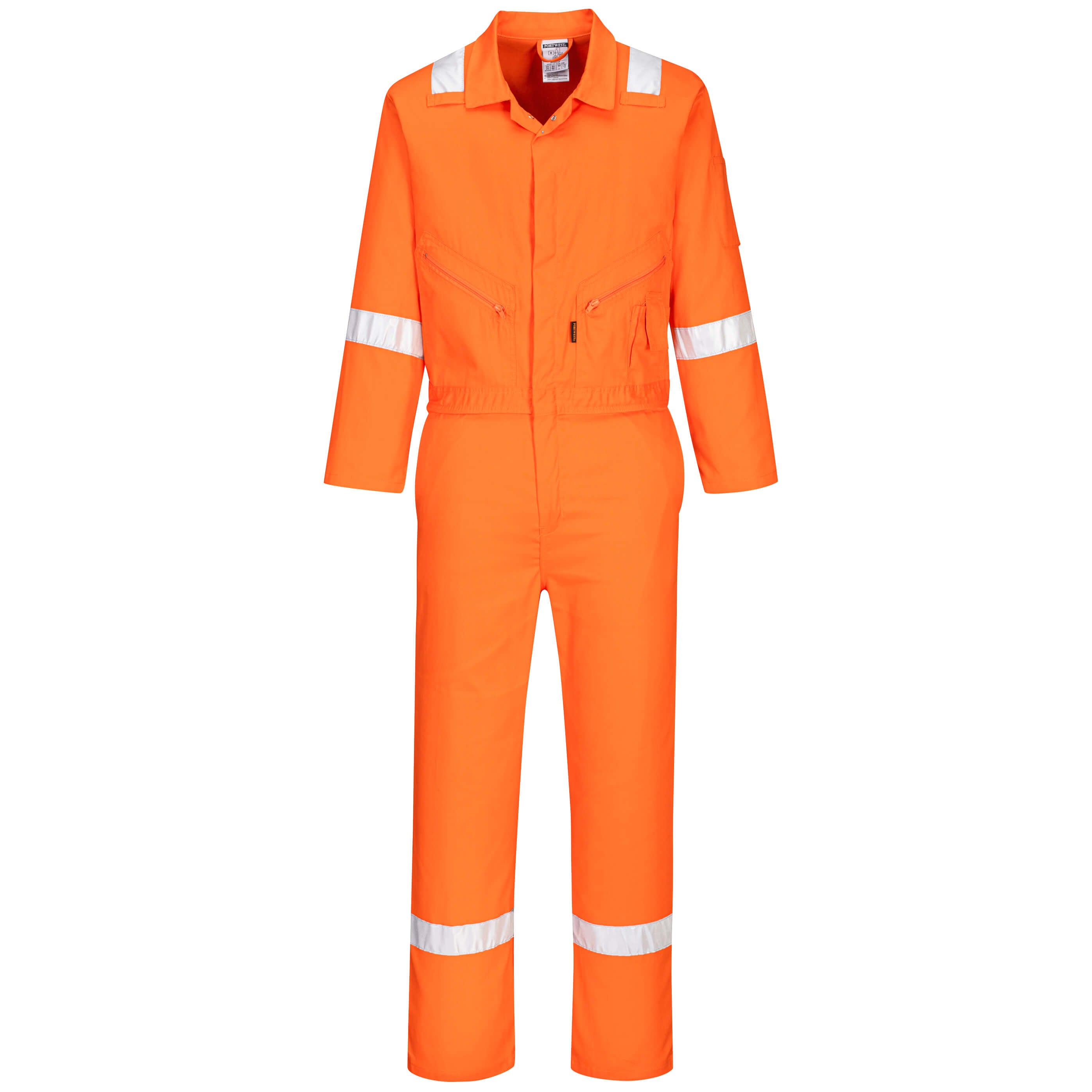 Portwest Iona cotton coverall C814 in orange.