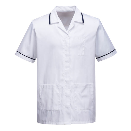 Portwest men's classic tunic C820 in white.