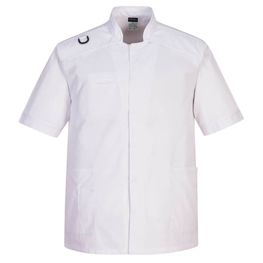 Portwest men's medical tunic C821 in white.