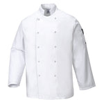 Portwest Suffolk Chefs Jacket Long Sleeved - thumbnail 3
