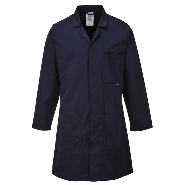 Portwest standard coat C852 in navy.