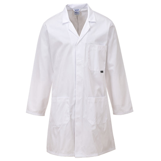 Portwest standard coat C852 in white.