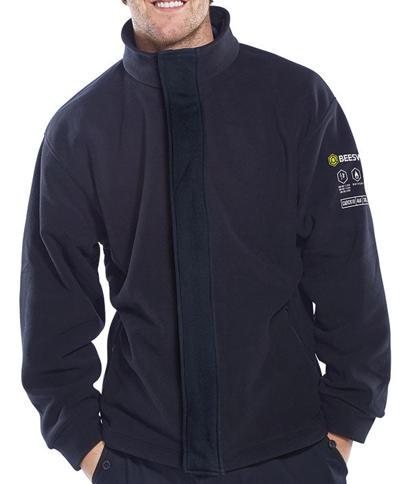 Beeswift ARC Compliant Fleece Jacket Navy