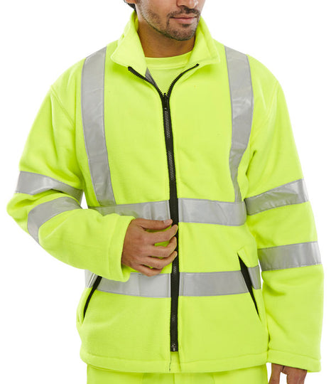 Beeswift Carnoustie Hi-Vis Fleece Jacket