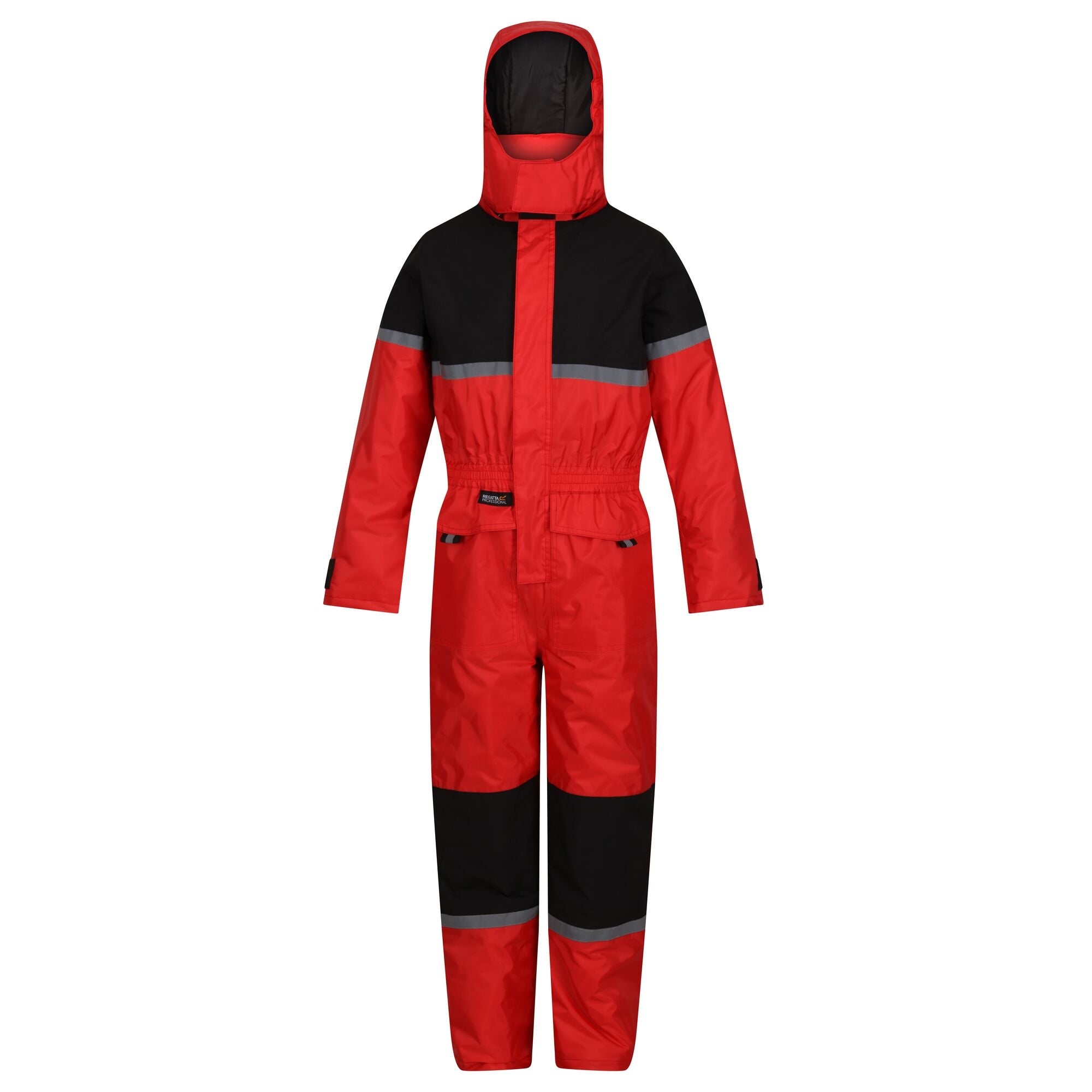 Regatta Junior Rancher Waterproof Rainsuit -Classic Red/Black