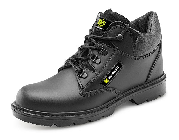 Beeswift Click Leather Mid Cut Midsole Boot