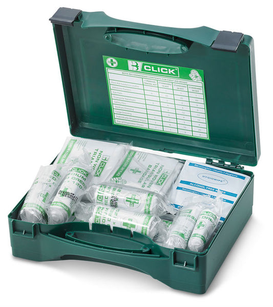 Click Medical 1-10 Hsa Irish First Aid Kit With Eyewash And Burn Dressings