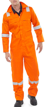 Beeswift Burgan Fire Retardant Anti-Static Boilersuit - thumbnail 2