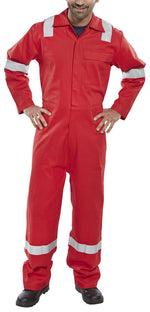 Beeswift Nordic Design Fire Retardant Boilersuit - thumbnail 4