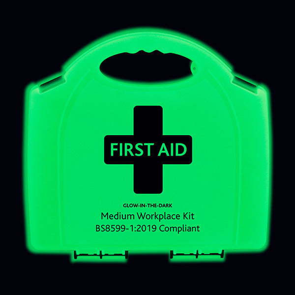 Click Medical BS8599-1 Medium Workplace Glow In The Dark First Aid Kit