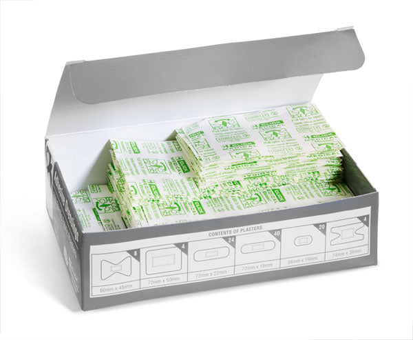 Click Medical Fabric Plasters Assorted Box - (Pack of 100)