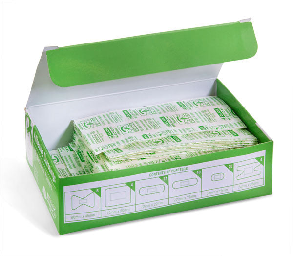Click Medical Waterproof Plasters Assorted Box 100 - (Pack of 100)
