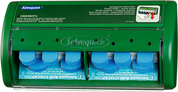 Salve Quick Salvequick Plaster Dispenser With 70 Detectable Plasters
