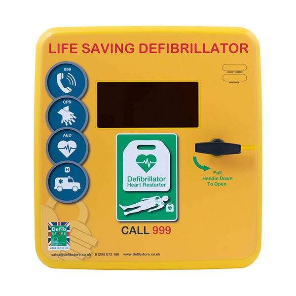 Click Medical Defibrillator Polycarbonate Cabinet C/W Unlocked Heater Light