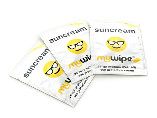 MyWipe My Wipe Sun Cream Sachet Factor 25 Spf