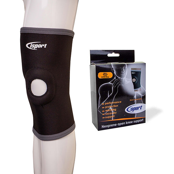 Click Medical Neoprene Support Knee Open Lge