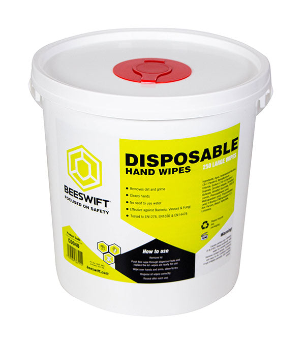 Beeswift Disp Hand Wipe (250 Sheets)