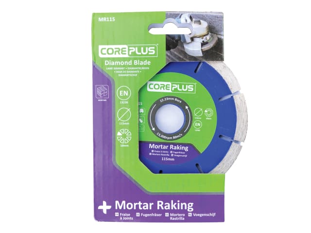 CorePlus Mortar Raking Diamond Blade