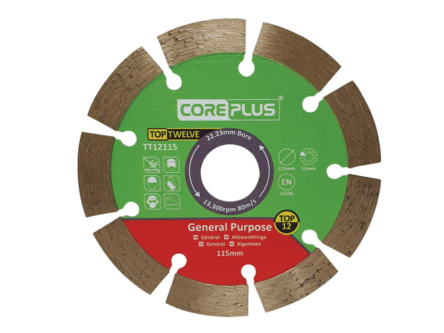 CorePlus Top Twelve General Purpose Diamond Blade