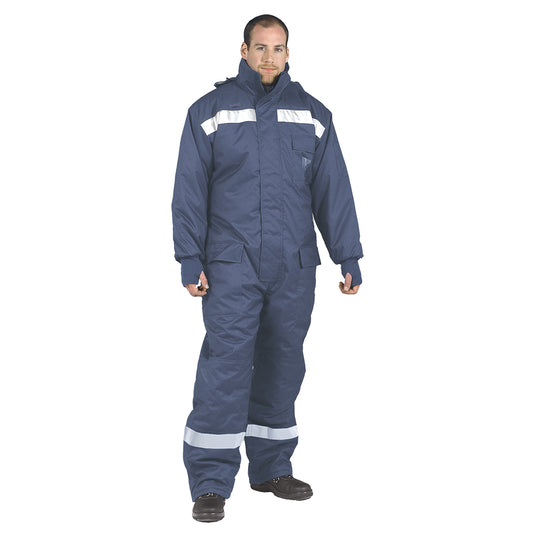 Portwest coldstore coverall CS12 in navy.