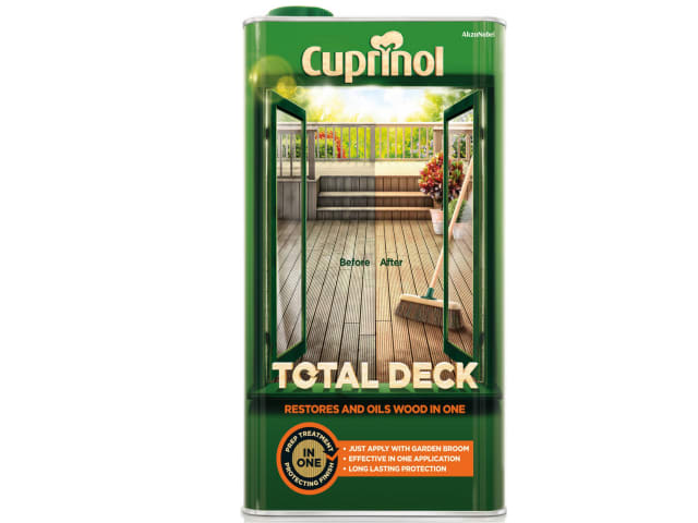 Cuprinol Total Deck Restore & Oil Wood Clear