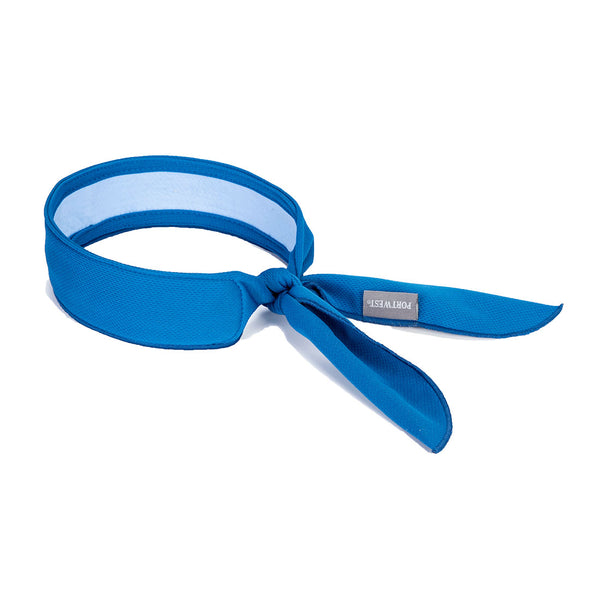 Blue Portwest cooling neck scarf for outdoor sports