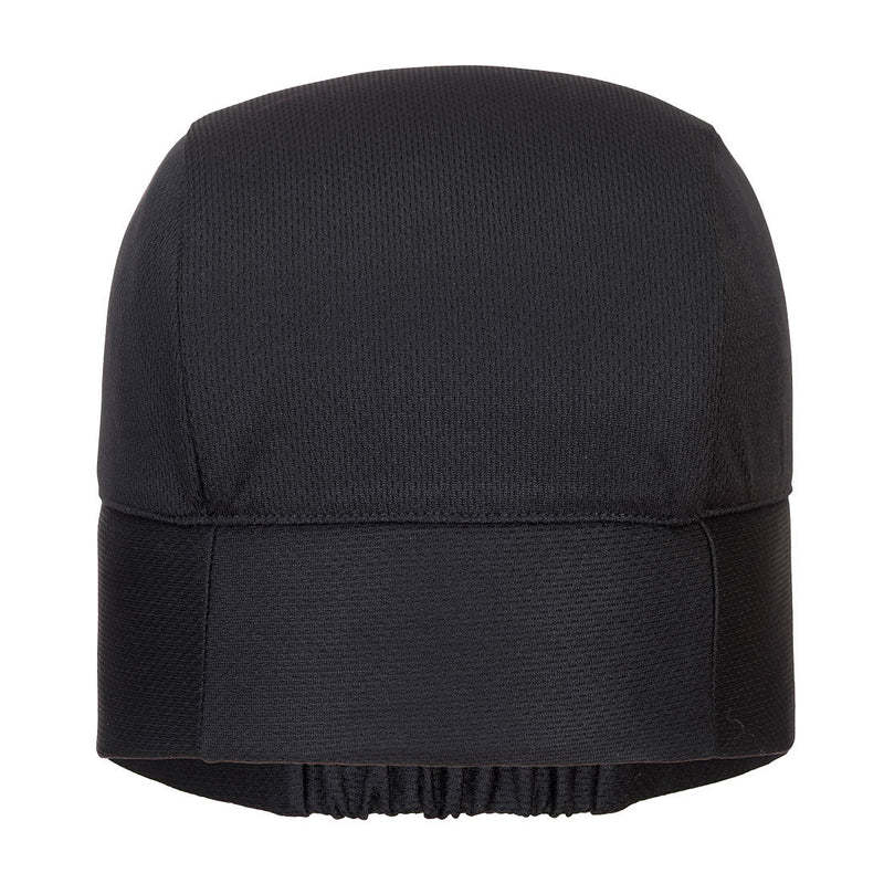 Black Portwest cooling crown beanie for hot climates